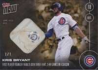 2016 Topps Now  #370-F Kris Bryant Game Used Base Baseball Card