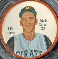 1962 Salada-Junket Coin #138 Dick Groat Baseball Card