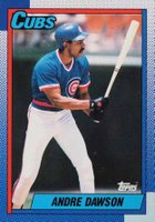 1990 Topps #140 Andre Dawson Baseball Card