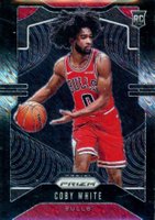 2019 Panini Prizm #253 Coby White Black Shimmer 1/1 Basketball Card