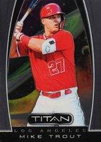 2019 Panini Chronicles Titan #8 Mike Trout Baseball Card
