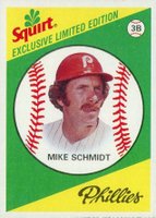 1981 Squirt #8 Mike Schmidt Baseball Card