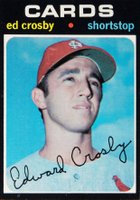 1971 Topps #672 Ed Crosby Short Print Baseball Card