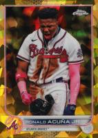 2022 Topps Chrome Sapphire Edition #200 Ronald Acuna Jr. Gold Baseball Card