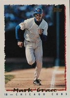 1995 Topps #90 Mark Grace Baseball Card