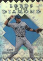 1999 Topps Chrome Lords of the Diamond #LD7 Alex Rodriguez Refractor Baseball Card