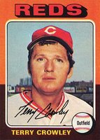 1975 Topps Mini #447 Terry Crowley Baseball Card