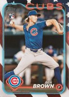 2024 Topps Update #US183 Ben Brown Independence Day Baseball Card
