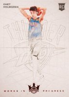 2022 Panini Court Kings Works in Progress #1 Chet Holmgren Ruby Basketball Card