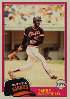 1981 Topps #167 Terry Whitfield Baseball Card