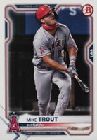 2021 Bowman #17 Mike Trout Baseball Card
