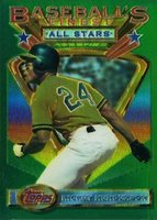 1993 Finest #86 Rickey Henderson Refractor Baseball Card