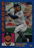 2019 Topps Silver Pack 1984 Chrome Promo  #34 Fernando Tatis Jr. Blue Refractor Baseball Card
