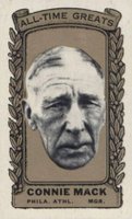 1963 Bazooka All-Time Greats #18 Connie Mack Silver Baseball Card