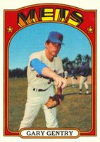 1972 Topps #105 Gary Gentry Baseball Card