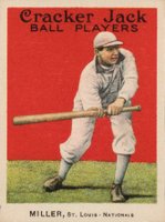1915 Cracker Jack #49 Dots Miller Baseball Card