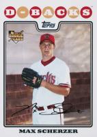 2008 Topps Factory Set Rookie Bonus #11 Max Scherzer Baseball Card