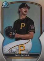 2023 Bowman Draft #BDC14 Paul Skenes Chrome-SP Baseball Card