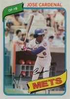1980 Topps #512 Jose Cardenal Baseball Card
