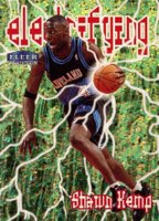 1998 Fleer Tradition Electrifying #7 Shawn Kemp Basketball Card