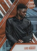 2017 Panini Elite Extra Edition #143 Luis Robert Aspirations-Orange Baseball Card