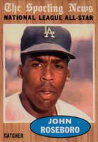 1962 Topps #397 John Roseboro All-Star Baseball Card