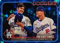 2024 Topps Chrome Sapphire Update Series #13 Shohei Ohtani/Yoshinobu Yamamoto Baseball Card