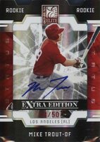 2009 Donruss Elite Extra Edition #57 Mike Trout Red Status-Autograph Baseball Card