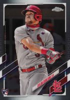 2021 Topps Chrome #140 Dylan Carlson Baseball Card