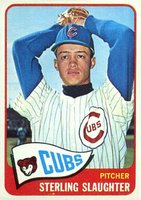 1965 Topps #314 Sterling Slaughter Baseball Card