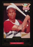 1999 Hillshire Farms Home Run Heroes # Frank Robinson Autograph Baseball Card