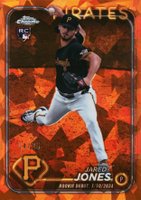 2024 Topps Chrome Sapphire Update Series #95 Jared Jones Orange Baseball Card