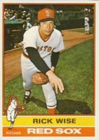 1976 Topps #170 Rick Wise Baseball Card