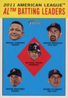 2012 Topps Heritage  #2 AL Batting Leaders Baseball Card