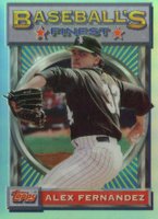 1993 Finest #27 Alex Fernandez Refractor Baseball Card