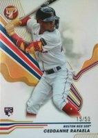 2024 Topps Pristine #39 Ceddanne Rafaela Gold Refractor Baseball Card