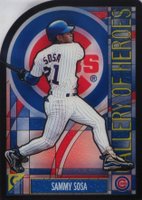 1999 Topps Gallery of Heroes #GH2 Sammy Sosa Baseball Card