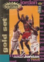 1995 Collector's Choice Crash the Game Scoring #C1 Michael Jordan Gold Set Basketball Card