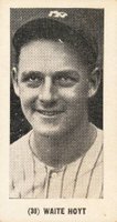 1928 Strip Card #30 Waite Hoyt Baseball Card