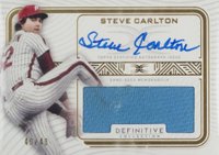 2023 Topps Definitive Collection Definitive Autograph Relic Collection #SC Steve Carlton Baseball Card