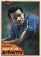 1981 Topps #77 Abdul Jeelani Mid-West Basketball Card