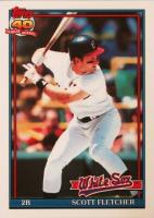 1991 Topps Tiffany #785 Scott Fletcher Baseball Card