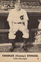 1947 Remar Bread Oakland Oaks #8 Casey Stengel Baseball Card