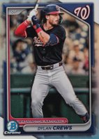 2024 Bowman Draft #BDC125 Dylan Crews Chrome-Refractor Baseball Card
