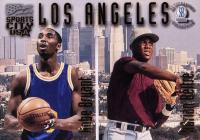 1997 Score Board Autographed Collection Sports City USA #SC6 Adrian Beltre/Kobe Bryant Strongbox Baseball Card