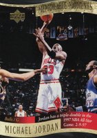 1996 Collector's Choice Memorable Moments #1 Michael Jordan Basketball Card