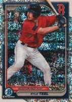 2024 Bowman Chrome Prospects #BCP48 Kyle Teel Speckle Refractor Baseball Card