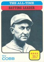 1973 Topps #475 All Time Batting Leader Baseball Card