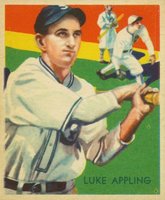 1934 Diamond Stars  #95 Luke Appling Baseball Card