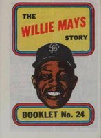 1970 Topps Story Booklet #24 Willie Mays Baseball Card
